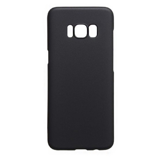 Capa de Silicone com Moldura de Câmera para Samsung Galaxy S8 Preto